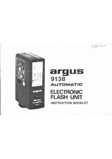 Argus 9138 Auto manual. Camera Instructions.